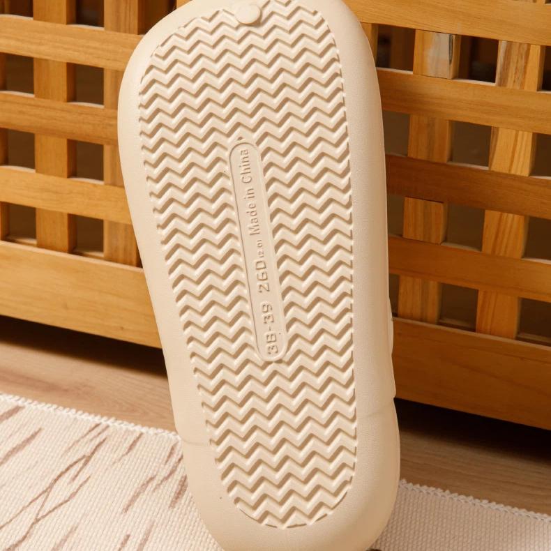 Waterproof Cotton Slippers For Women And Men Minimalist Closed Toe Indoor Home Slippers Couples Non-Slip Warm Cotton Shoes For Winter House Use