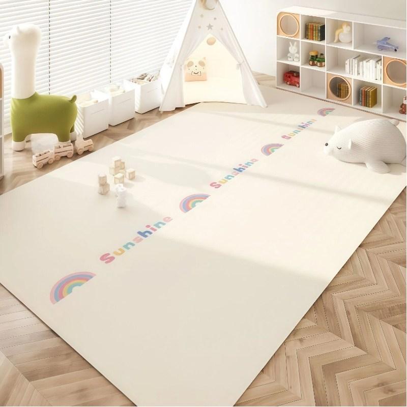 Cute Cartoon Animal Children's Rug Non-Slip Washable Baby Crawling Mat Bedroom Play Floor Mat Home Decoration