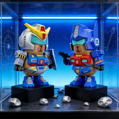 Carpi Wasser Delfin Magnetische Saugung Bis zum Roboter Mecha Puppenmodell Ornament
