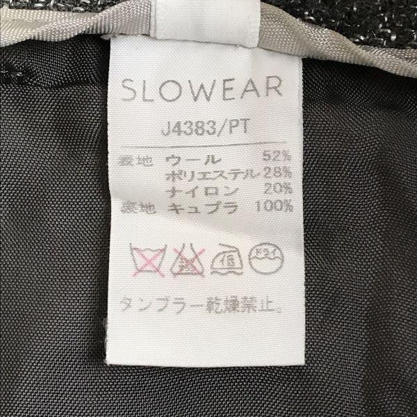 INCOTEX Cupra Lining Cropped Slacks Pants Size 40 Women’s L Inseam 59cm Gray(USED)