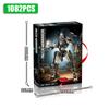 Creative 1082Pcs Mecha Warrior Monster Robot Figures Building Blocks Ideas Fighter MOC Bricks Collection Toys For Boy Adult Gift