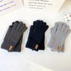 Camel Fleece Plus Men's Business Thermal Gloves