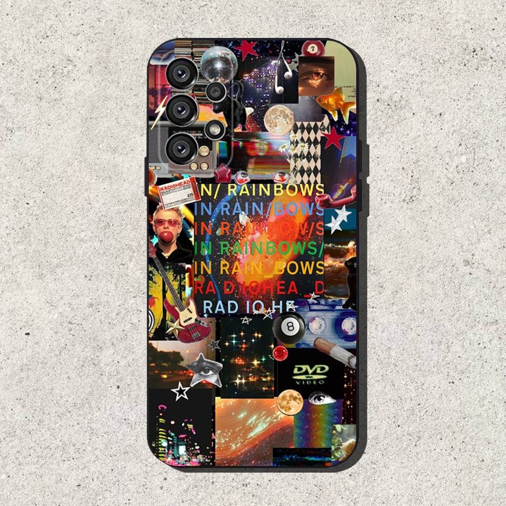 

R-Radiohead Band Rainbow Phone Case For Samsung S25,S24,S21,S22,S23,S30,Ultra,S20,Plus,Fe,Lite,Note,10,9,5G Black Cover Samsung S30plus5G