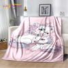 Cartoon Cute Unicorn Soft Plush Blanket,Children's Flannel Blanket Throw Blanket for Living Room Bedroom Bed Sofa Picnic Cover