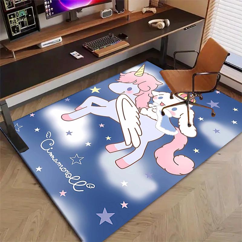 1pc Sanrio Cinnamoroll3 Design Printed Area Rug Carpet for Bedroom Living Room Home Decor Rugs Mat Non Slip Mat Rug for Bedside
