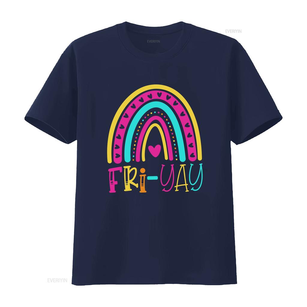 FriYAY T Shirt Fri Yay Cute Teacher Its Fun Friday TGIF s for Women Appreciation vintage Washed Top For Everyday Wear homme