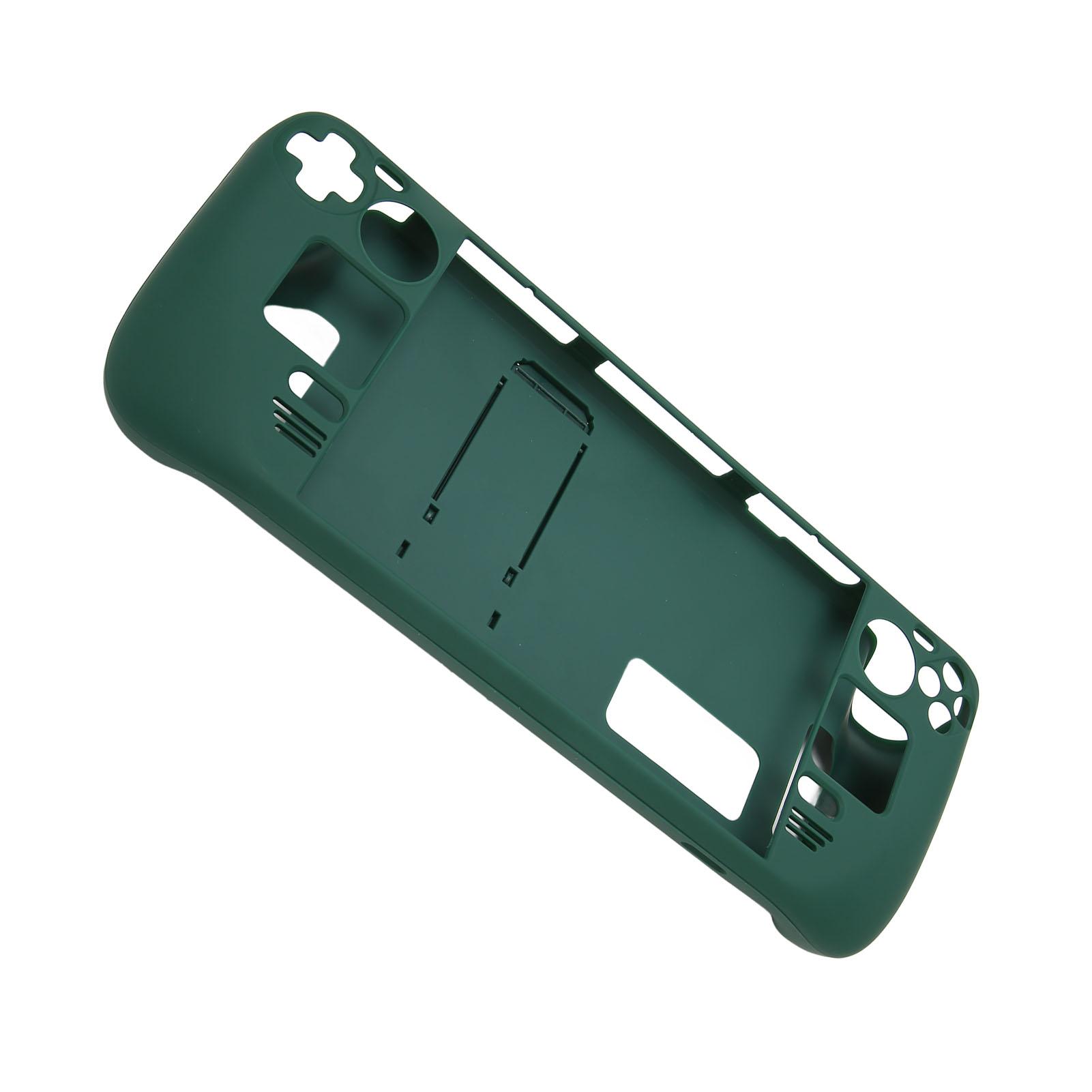 

Чехол-подставка для Steam Deck Hands Free с полной защитой и защитой от отпечатков пальцев зелёный