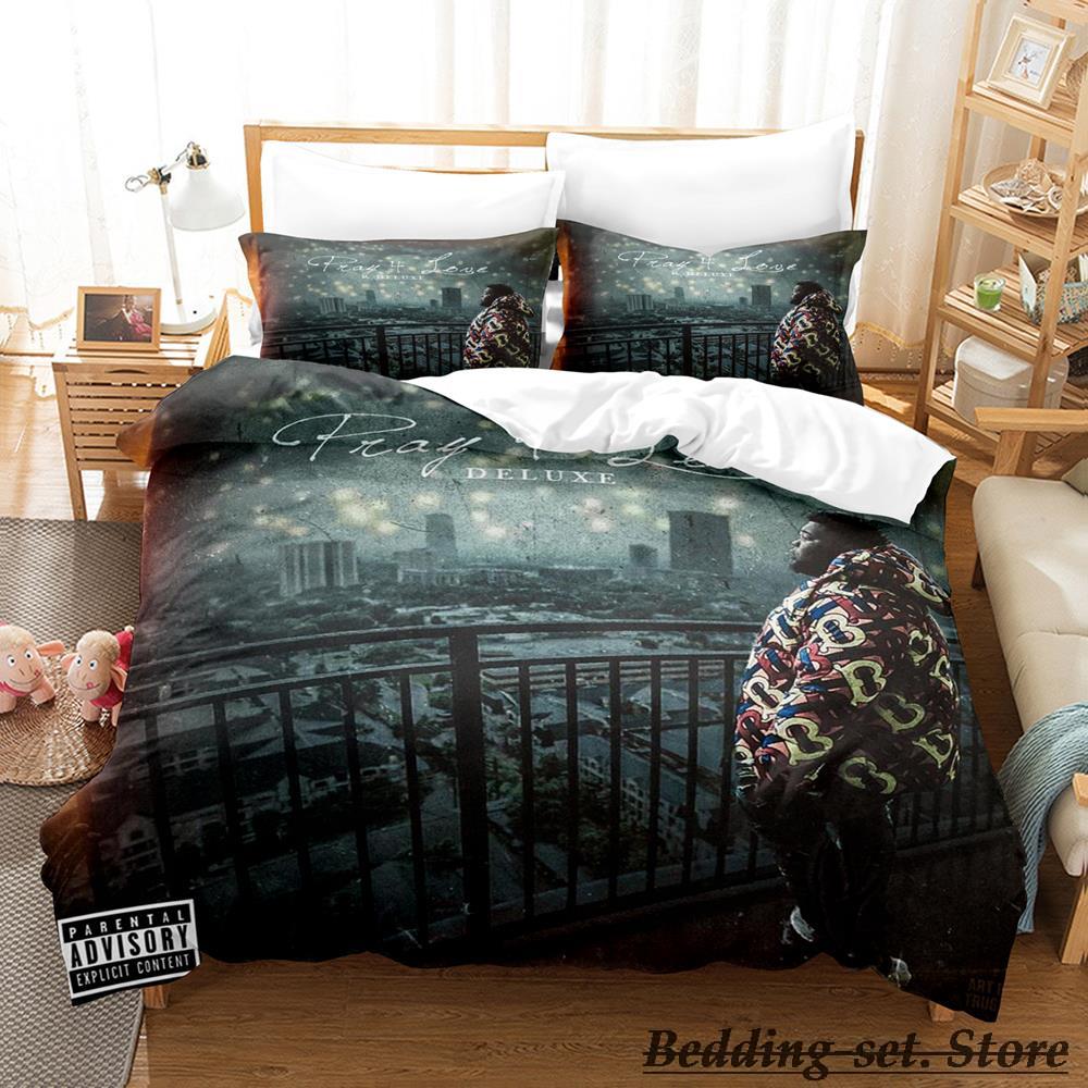 New Rod Wave Bedding Set Single Twin Full Queen King Size Bed Set Adult Kid Bedroom Duvetcover Sets Anime Parure De Lit Bed