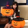 PP Cotton Pumpkin Demon Doll Stuffed Halloween Pumpkin Throw Pillow Home Decoration