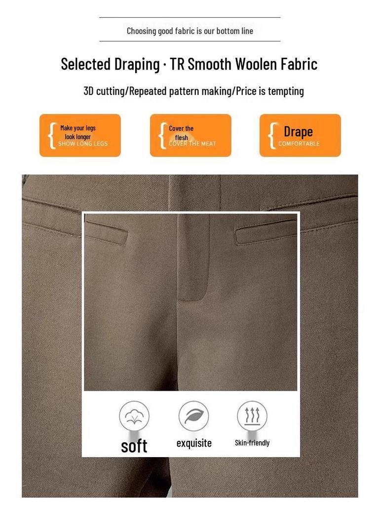 Petite Women's High-Waisted Tweed A-Line Shorts - Slimming, Versatile, Casual Wide-Leg for Autumn/Winter (XS)