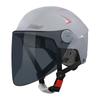 Unisex Summer Half Helmet for Scooter , Lightweight Breathable with Sun Visor for Sun
