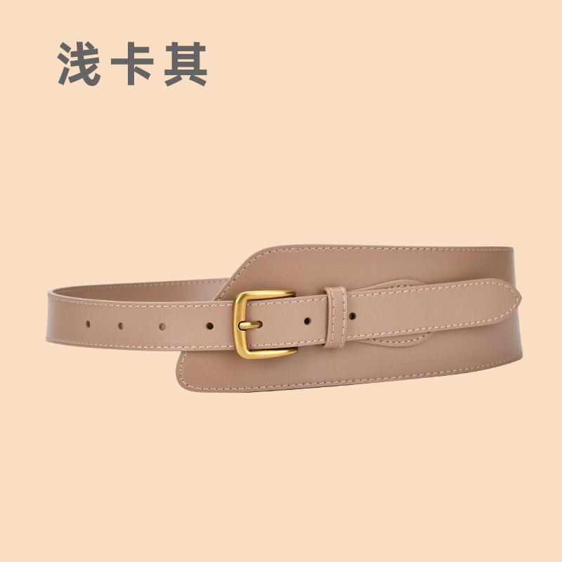 

Ladies Belt Decorative Girdle With Coat Waist Pin Buckle Waist Seal Belt 100cm