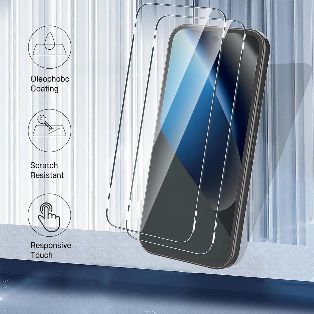 2 PCS Designed for Google Pixel 10a / 9a / 8a Tempered Glass Screen Protector, Anti Scratch, Bubble Free
