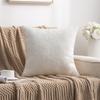 Pillow Cover Chenille Living Room Sofa Simple Modern Double-sided Solid Color Cushion Cover Core-free Bedside Pillow Backrest