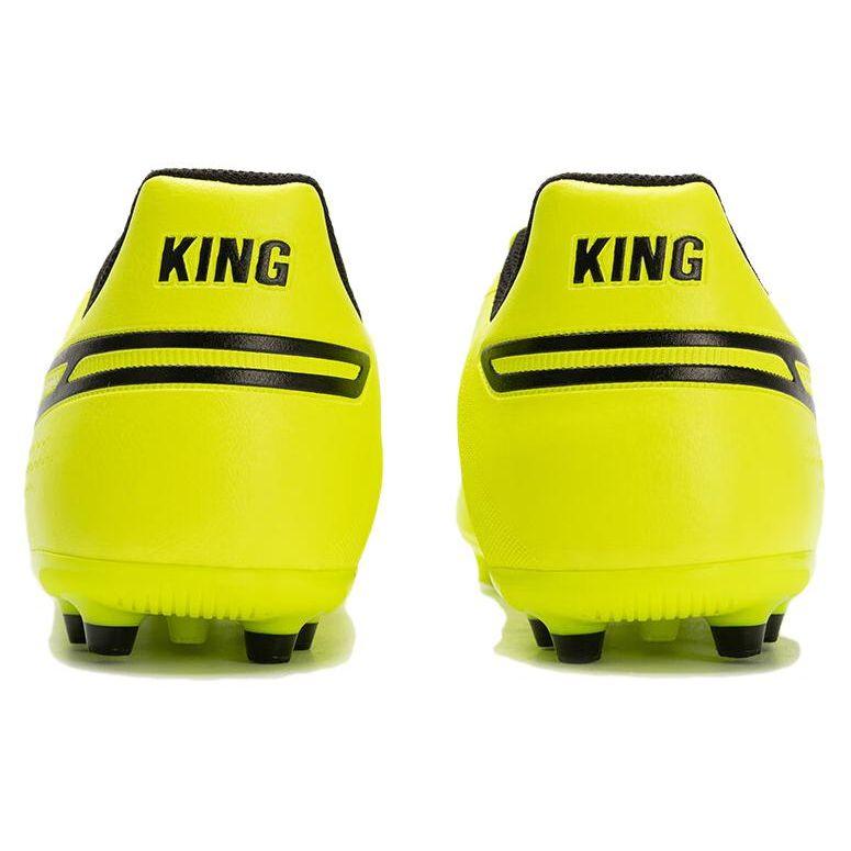 Puma King Match Lace-Up Competition Training MG (Rubber Short Studs) Shock Absorbing Breathable Soccer Shoes Men soccer shoes Yellow 107572-02