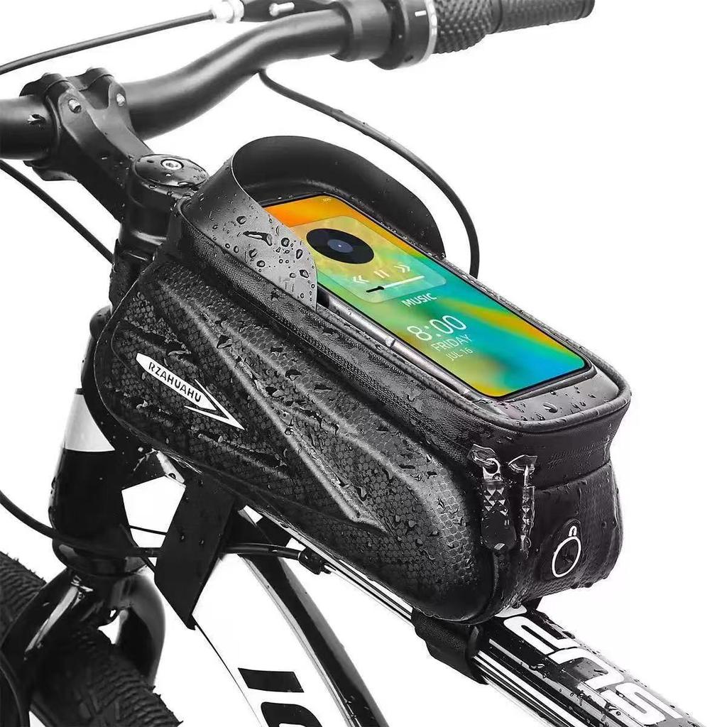 Hard Shell Bicycle Rear Seat Storage Bag - Mountain Bike Tail Bag & Rear Rack Pannier