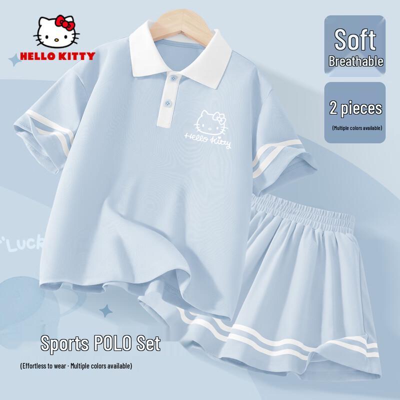 Hello Kitty Girls' Polo Dress Set