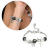 Zinc Alloy Star Crucifix Design Necklace Adjustable Lightweight Bracelet Punk Jewelry Piece For Various Occasions
