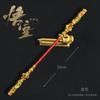 Black Myth Wukong spill merchandise leketøy figur direkte hit Destiny gullbøyle 30CM helmetall håndverk ornament