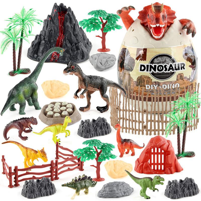 Educational Plastic Animal Model Set For Kids Featuring Realistic Dinosaur Eggs Ideal For Preschool Learning