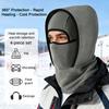 Winter Thermal Hat Cold Weather Windproof Outdoor Skiing Motorcycle Riding Cycling Fleece Face Guard Balaclava Hood Neck Warmer