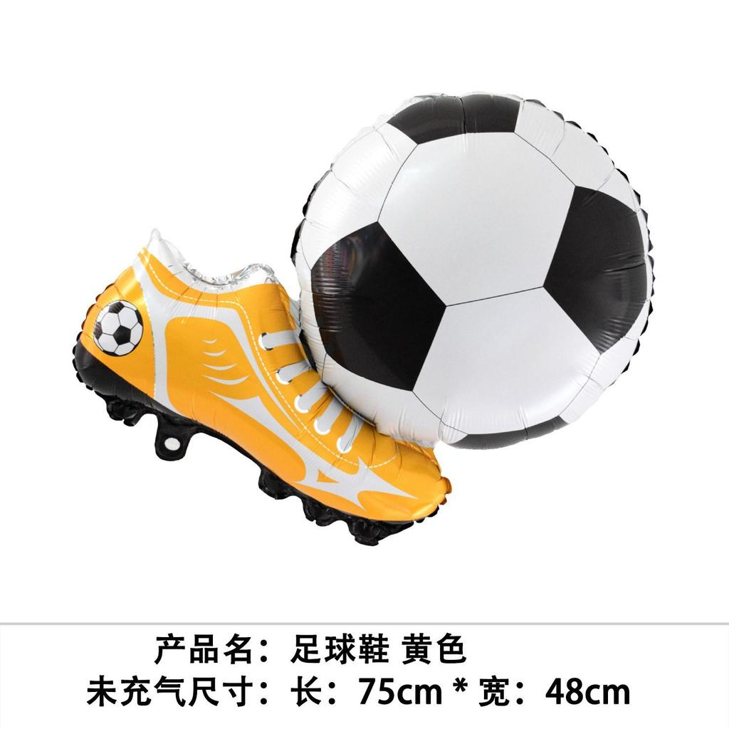 Aluminum Foil Balloon Set for Soccer Party Decorations