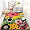 Multiple sizes Colorful Floral Pattern Rug Carpet for Living Room Bedroom Sofa Home Decor Non-slip Floor Mat Luxury Gift