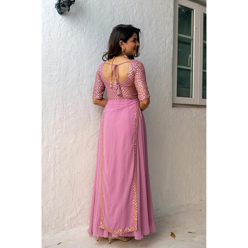 Wedani Georegtte Anarkali Gown for Women