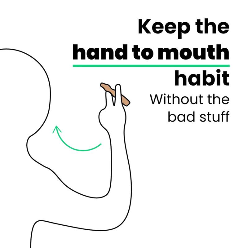 Aromatherapie Inhalator für ätherische Öle Rauchen aufhören Inhalator Stick Holz Persönlicher Diffusor für ätherische Öle mit Faserstäbchen