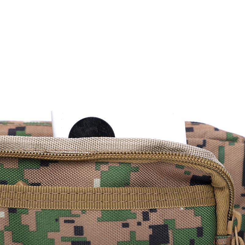 Outdoor Tactical Waist Bag Water-repellent Wear-resistant Men's Chest Bag Multi-layer Storage Commuter Shoulder Crossbody Bag