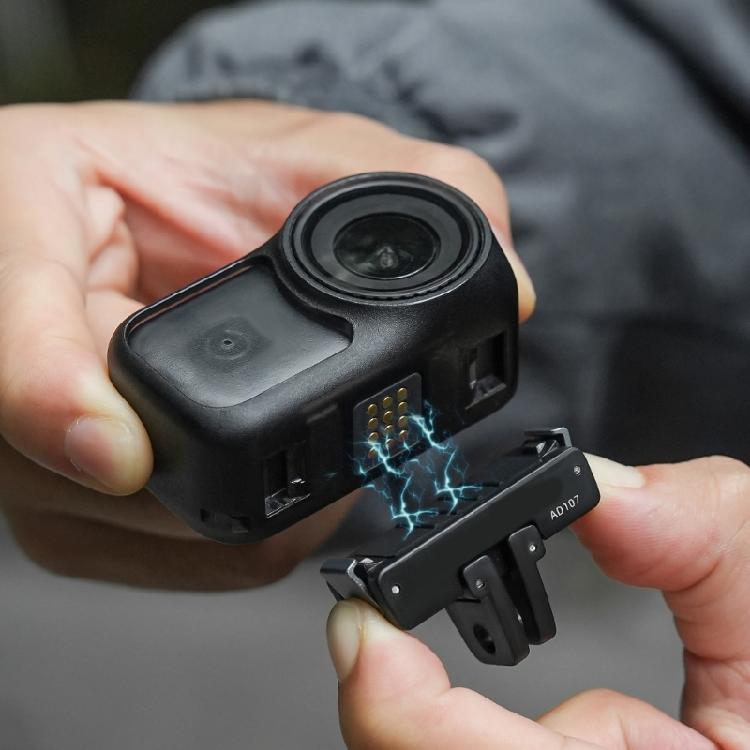 Base Magnetica Antishock a Rilascio Rapido Per Fotocamere Sportive Interfacce Artigliate Pieghevoli Compatibili Durabilità Costruzione in ABS