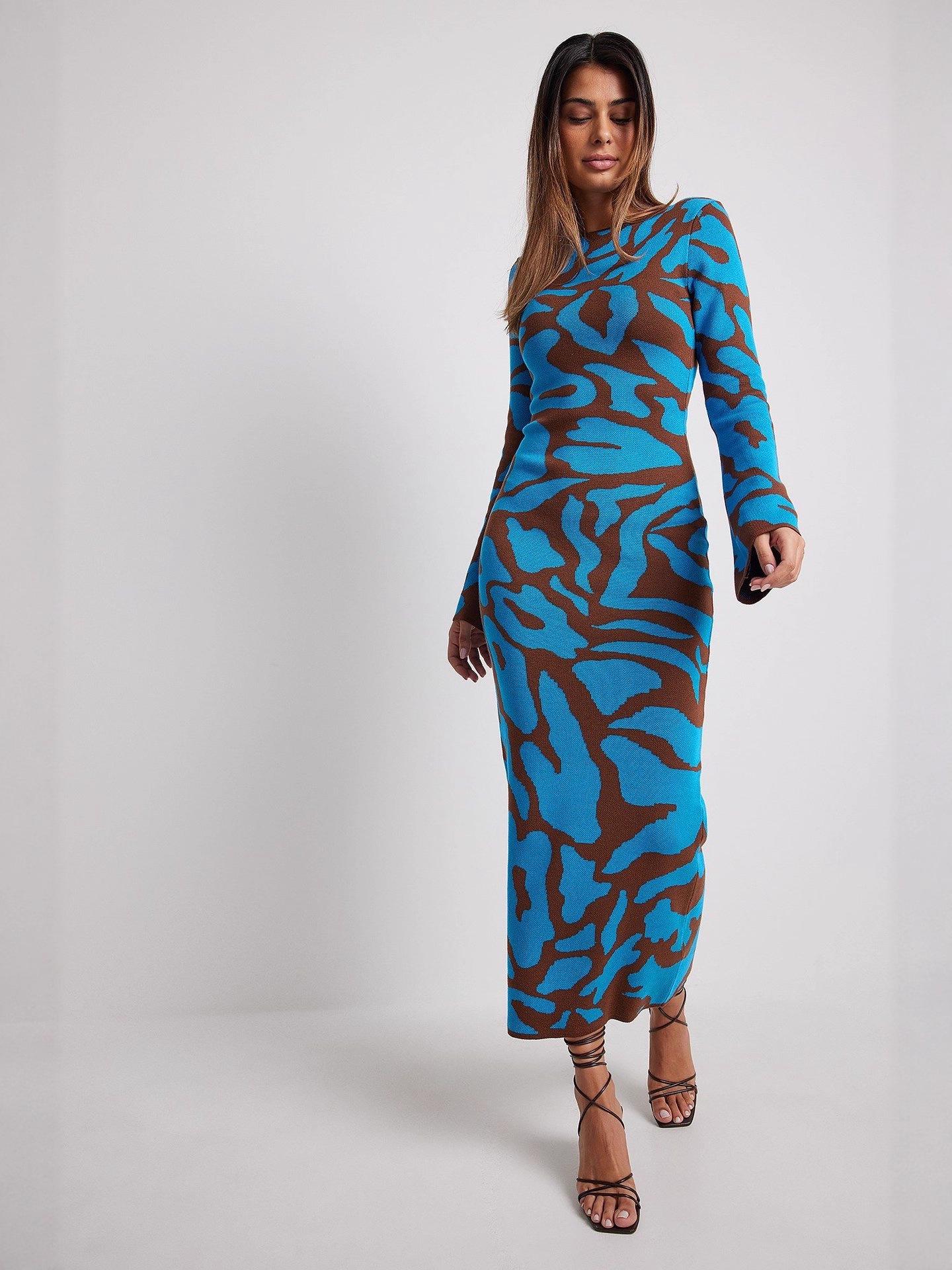 2026 Women s Leopard Print Knit Dress Sweater - Sexy Long Sleeve Style Large
