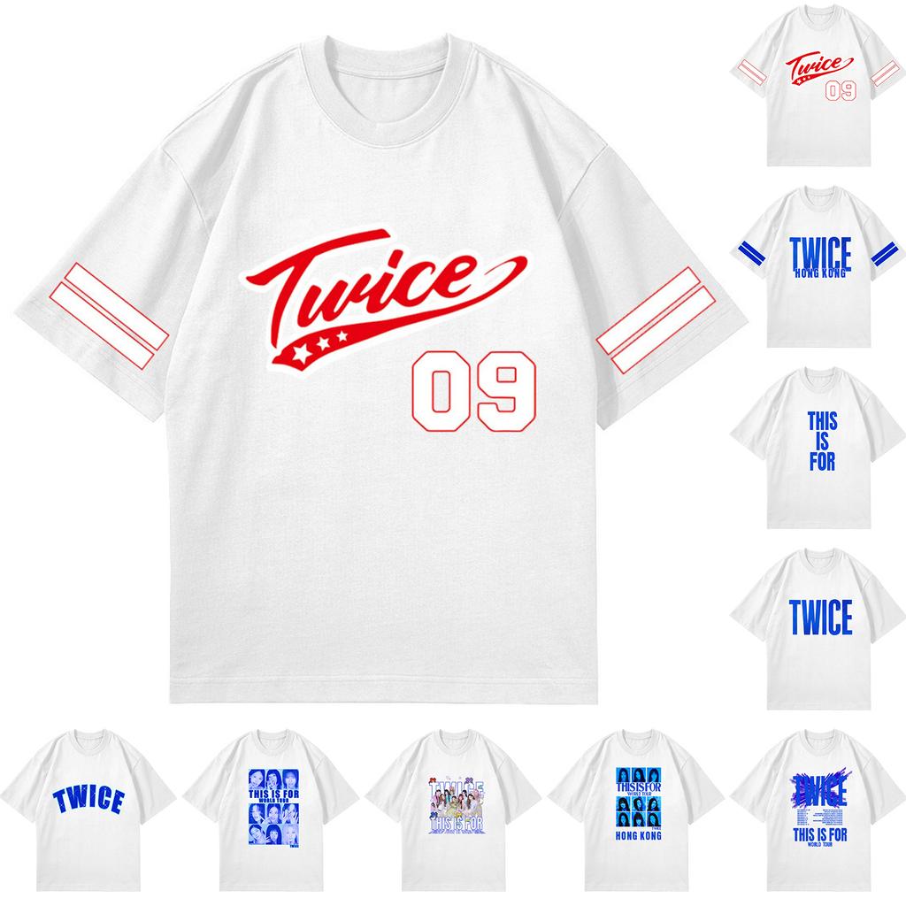 Damen- und Herren-Unisex-Mode Bedrucktes Rundhals Kurzarm T-Shirt Pullover Oberteil