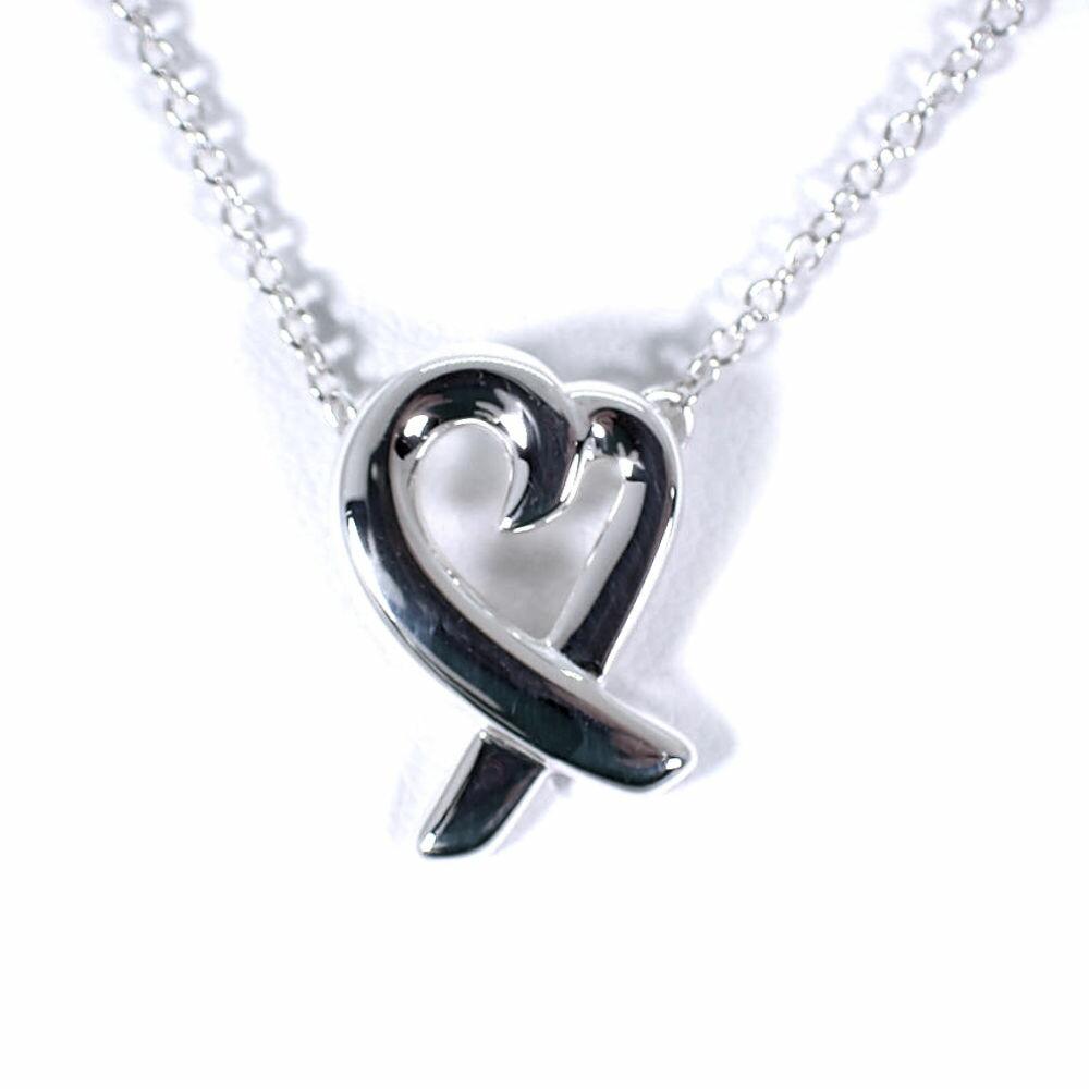 

[Used] TIFFANY/Tiffany 925 Loving Heart Pendant/Necklace/j8-9
