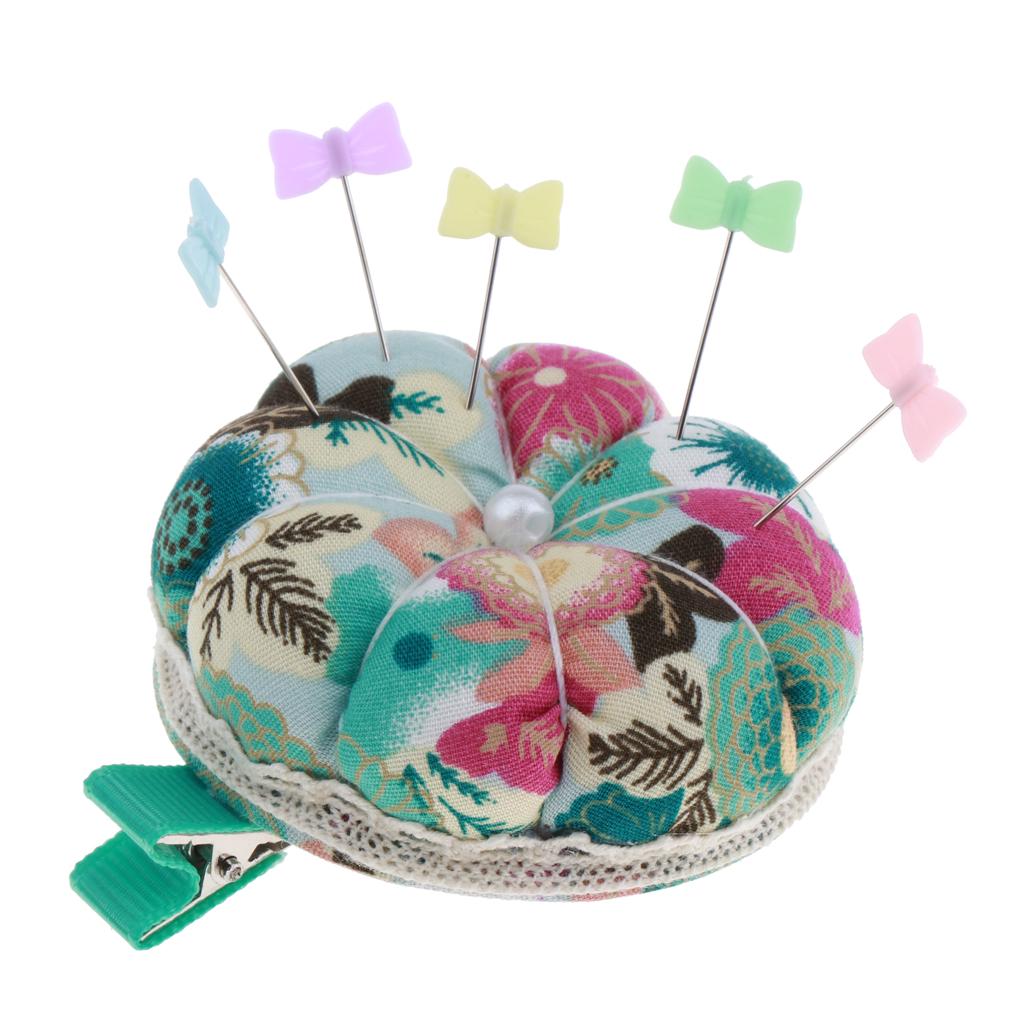 Buy Pumpkin Needle / Pin Cushion with Fixable Clip Pincushion Sewing