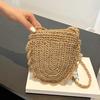 Summer Straw Bags For Women Handmade Beach Bags  Raffia Rattan Woven Handbags Vacation Shoulder Crossbody Bags Clutch