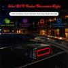Energy-saving Solar Charging Structure Solar Powered Car Light Auto Decorative Light  Car Interior
