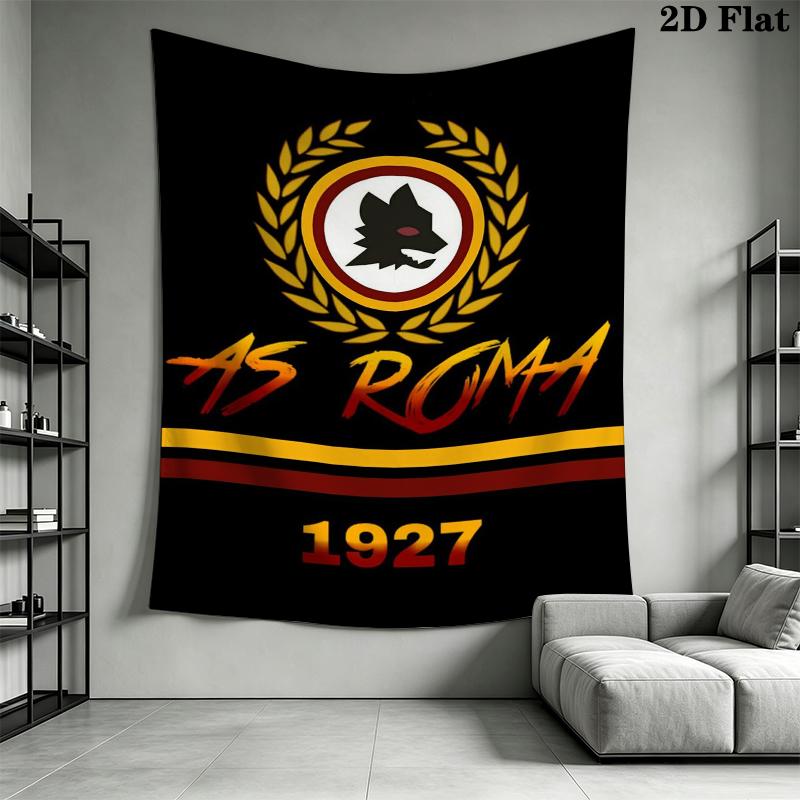 A.S Roma Wall Tapestry Aesthetic Wall Hanging Printed Fabric Blanket Decorative Tapestries for Bedroom Living Room Home Decor