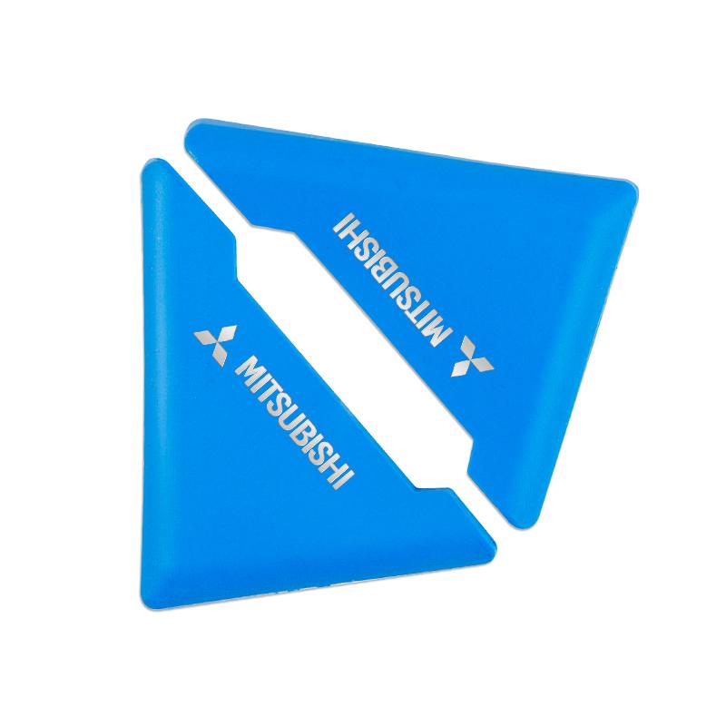 2PCS Car Door Corner Bumper Buffer Protection Scratch Protector For Mitsubishi Asx Lancer Outlander Pajero Ralliart Accessories
