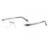 Rimless Rectangle Gunmetal Smartbuy Collection Harrine Bt0040 C3 Fashion Unisex Eyeglasses