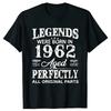 Born in 1962 Multi Tasking Problem Solving T Shirt Tee Tops Round Neck Short-Sleeve Fashion Tshirt Clothing Casual Basic T-shirt