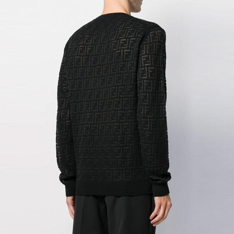 FENDI Allover Ff Jacquard Crewneck Jumper FZY063AAUQF0QA1