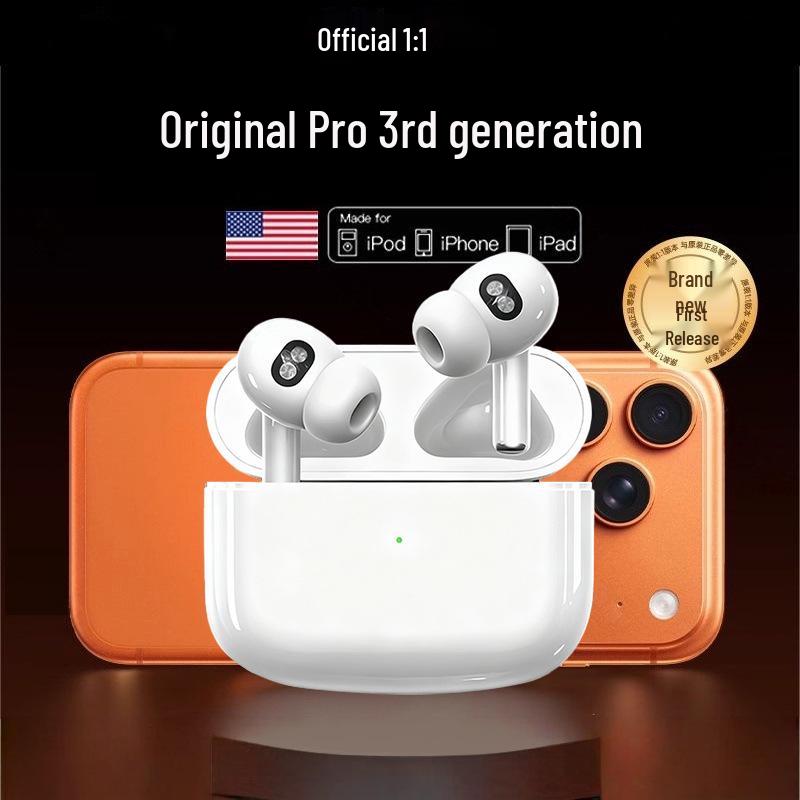 Pro3 In-Ear Bluetooth Noise-Cancelling Headphones, 6th Gen with A8 Heart Rate Monitoring AI.