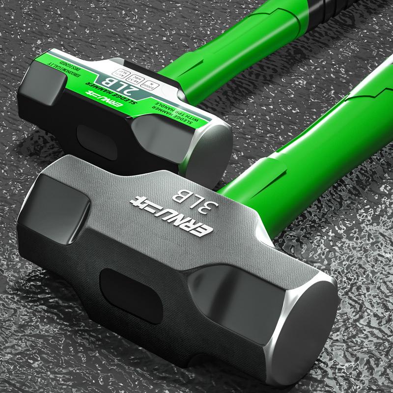2LB-12LB Sledge Hammer Heavy Duty Octagonal Hammer Multi-functional Construction Wall Remover Hammers High Carbon Steel Tools