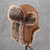 Bomber Hat Men's Winter Thick Ear Protection Cold Hat Cycling Warm Windproof Ski Hat