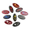 Carbon Fiber Car Steering Wheel Emblem Interior Sticker for Subaru WRC WRX XV STI Forester Outback Legacy Impreza BRZ TRIBECA X7