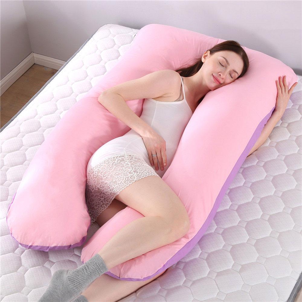 Bed Linings U-Shaped Pillow For Pregnant Women Is Suitable For Lying On The Side Removable And Washable Siesta Cushio Waist Body