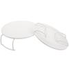 2 Pcs ABS Microwave Oven Food Rack Tray Storage Rack Steaming Tray for Steaming Straining Kitchen Barware Organizer