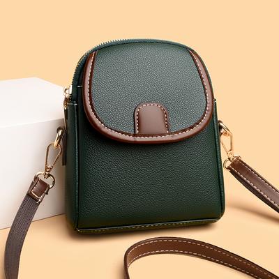 Mini Square Bags Bag Versatile Crossbody Shoulder Bag Casual Trendy Leather Bag Cellphone Bag for Women
