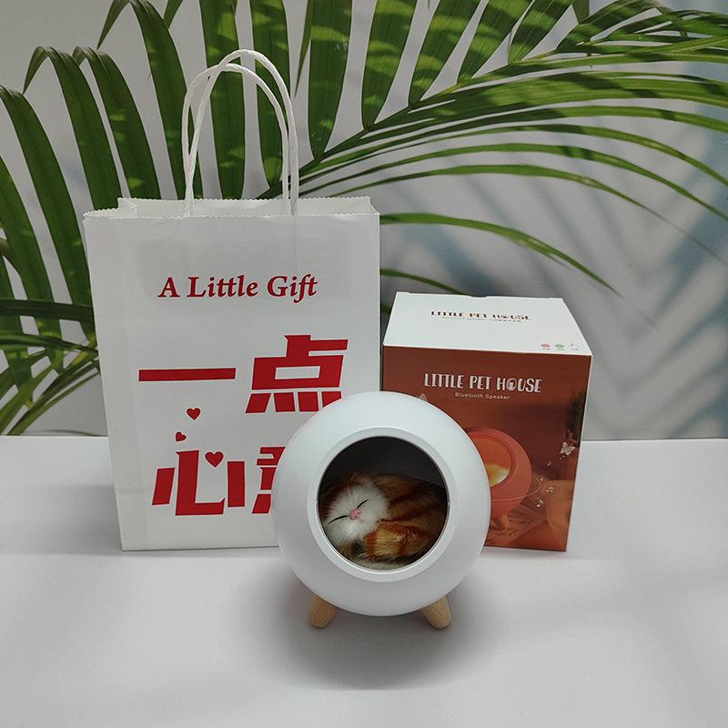 Kreatives Katze Atmosphäre Nachtlicht - USB Wiederaufladbar, Kinder Touch Nachttischlampe